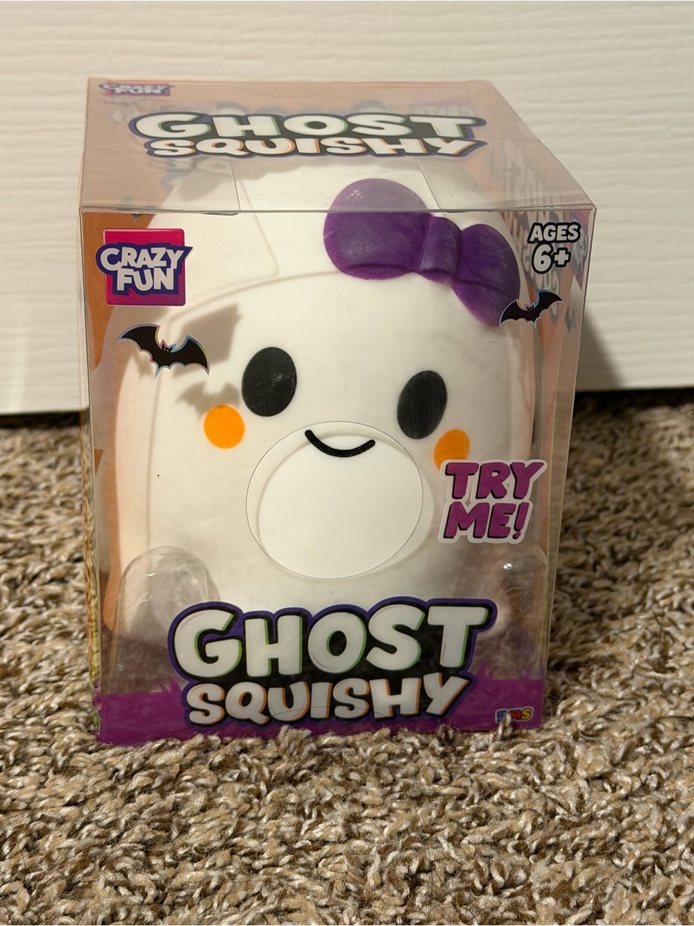 Rare RMS Ghost Squishy Toy- girl